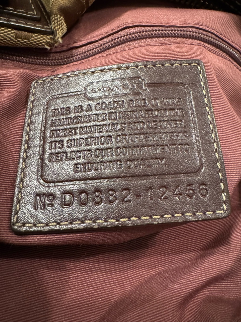 Coach Soho Signature Jacquard Leather Satchel Tote Bag - Picture 10 of 10